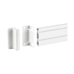 InLine Slatwall Befestigungswinkel für Wandhalterung Panel, weiss 2er-Set