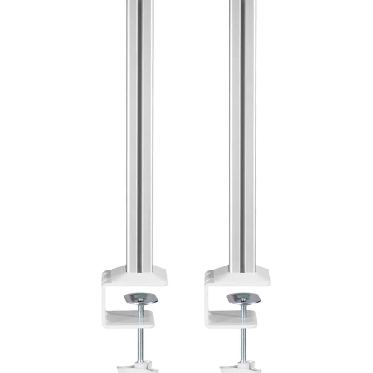 InLine Slatwall Befestigungssäulen Aluminium, für Tischhalterung Panel, 2er Set