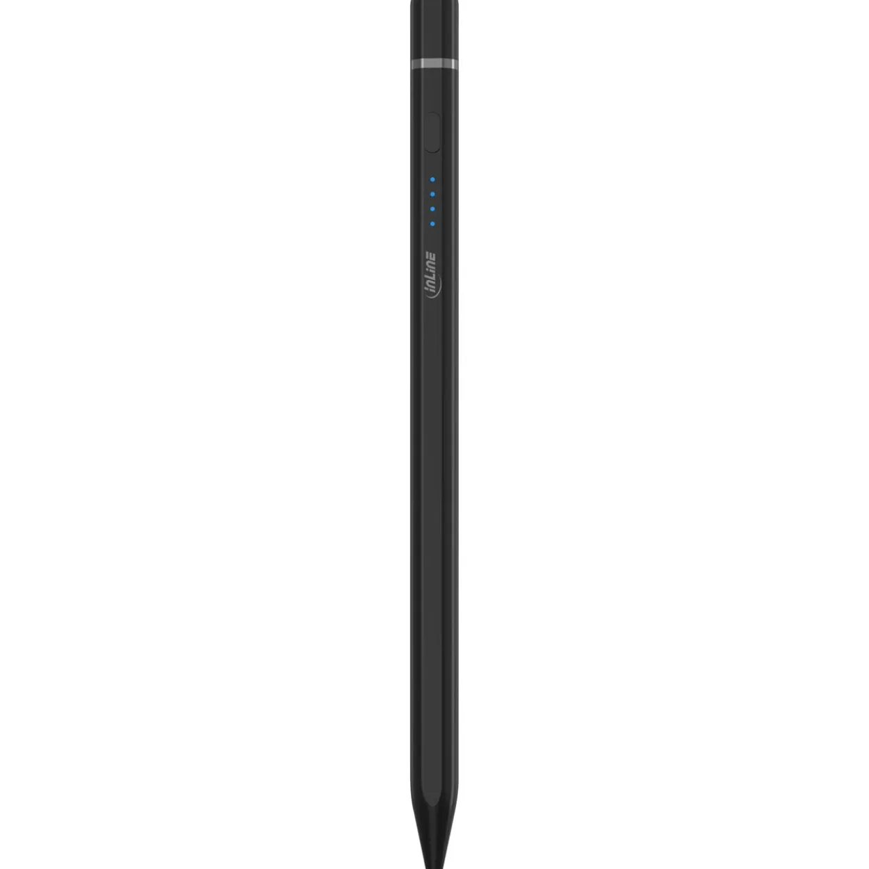 InLine Stylus, Tabletstift für Apple iPads, mit Akku, USB-C, schwarz