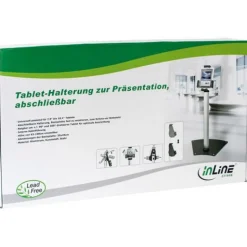 InLine Tablet-Halterung zur Präsentation, abschließbar, universell für 7,9