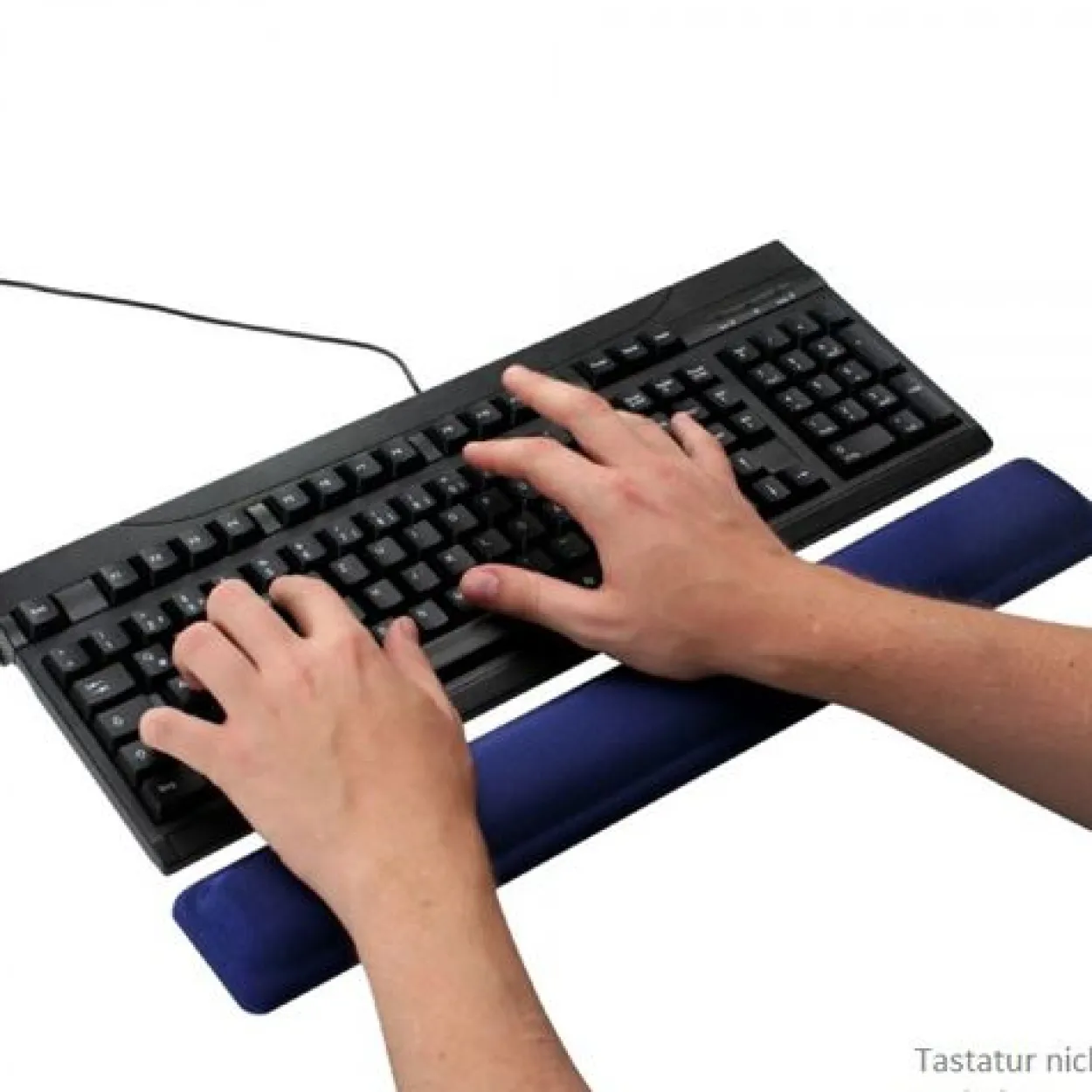 InLine Tastatur-Pad, blau, Gel Handballenauflage, 464x60x23mm