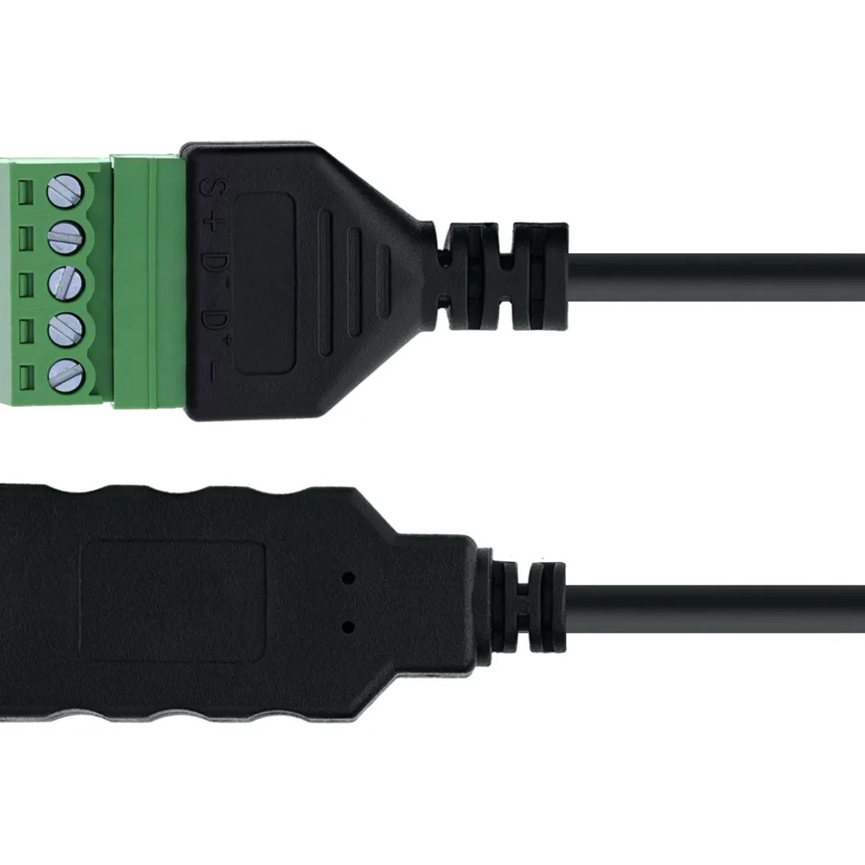 InLine USB-A Buchse an Terminalblock, 5-polig, mit Kabel