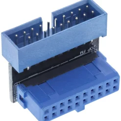 InLine USB 3.0 Adapter intern, Pfostenanschluss Stecker auf Buchse, nach oben gewinkelt