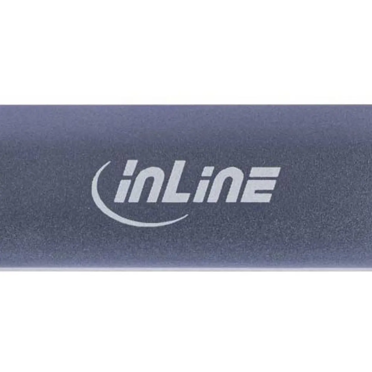InLine USB4 Adapter, USB-C Buchse/Buchse, Aluminium, grau