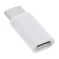 InLine USB 2.0 Adapter, USB Typ-C Stecker auf Micro-USB Buchse