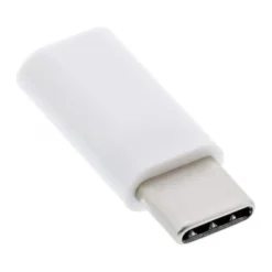 InLine USB 2.0 Adapter, USB Typ-C Stecker auf Micro-USB Buchse