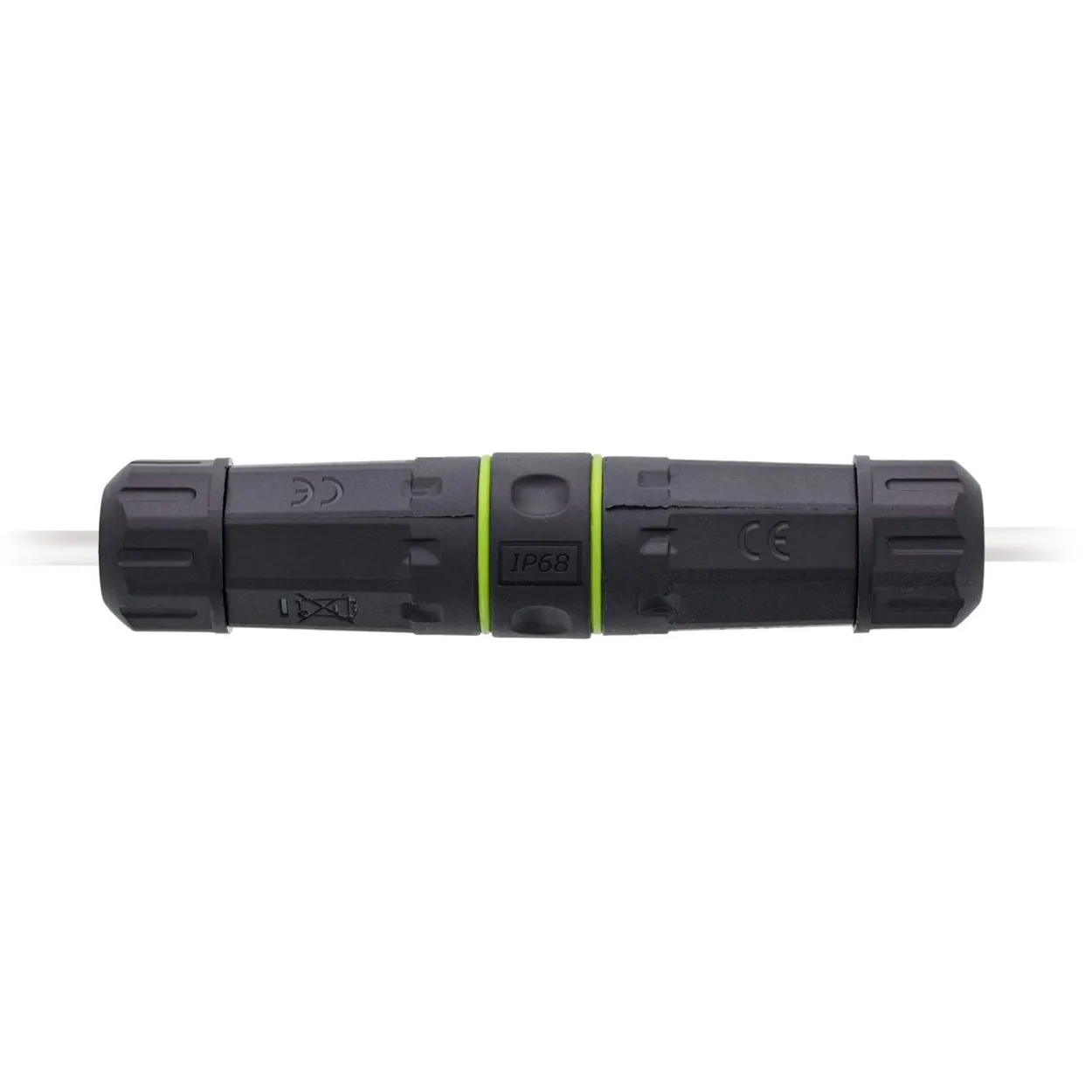 InLine USB-A-Kabelkupplung, IP68, 2x USB-A Buchse, geschirmt, M20