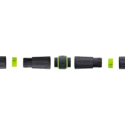 InLine USB-A-Kabelkupplung, IP68, 2x USB-A Buchse, geschirmt, M20