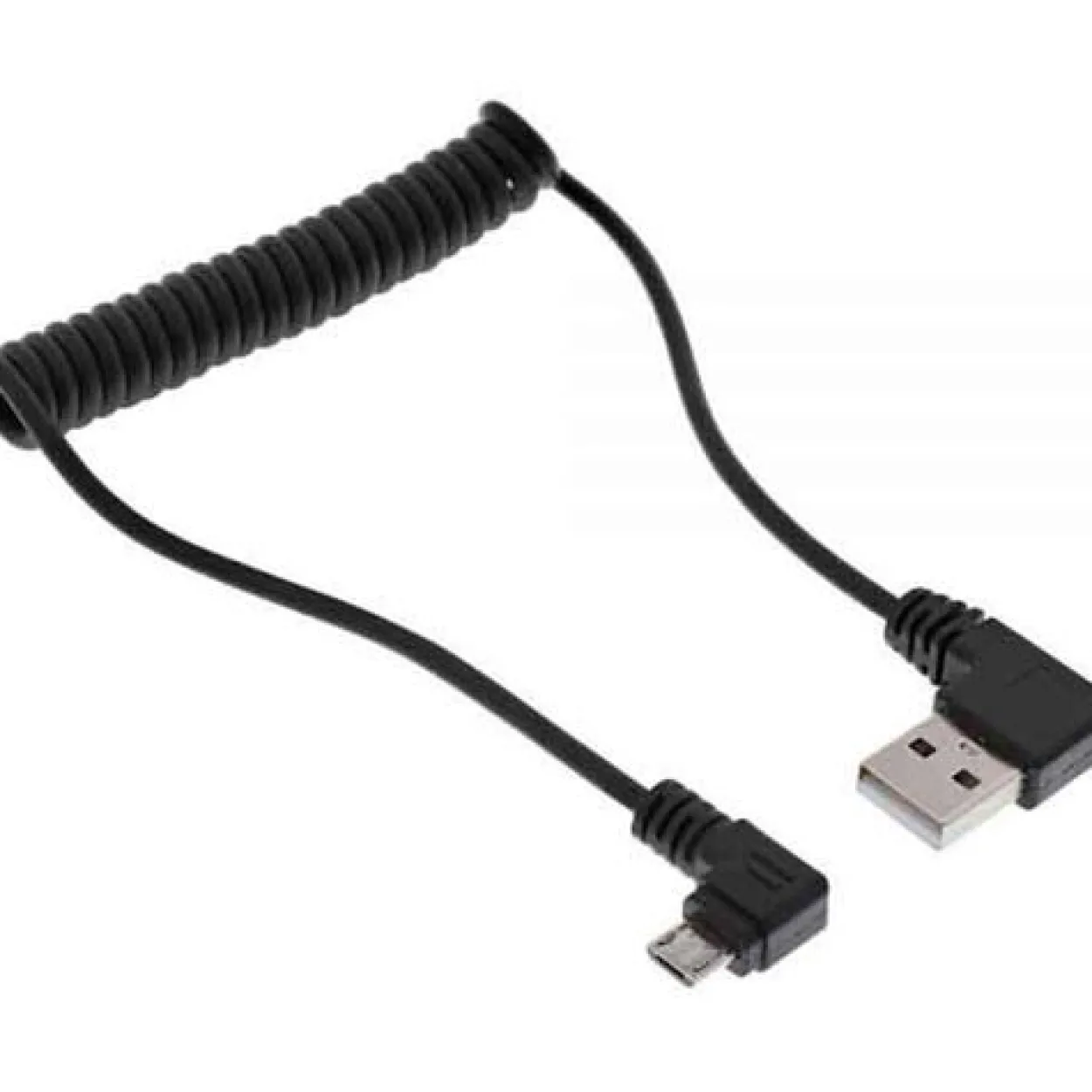 InLine USB DUAL+ KFZ-Ladeset, Stromadapter mit 1m Spiralkabel, 12/24VDC zu 5V DC/2.1A