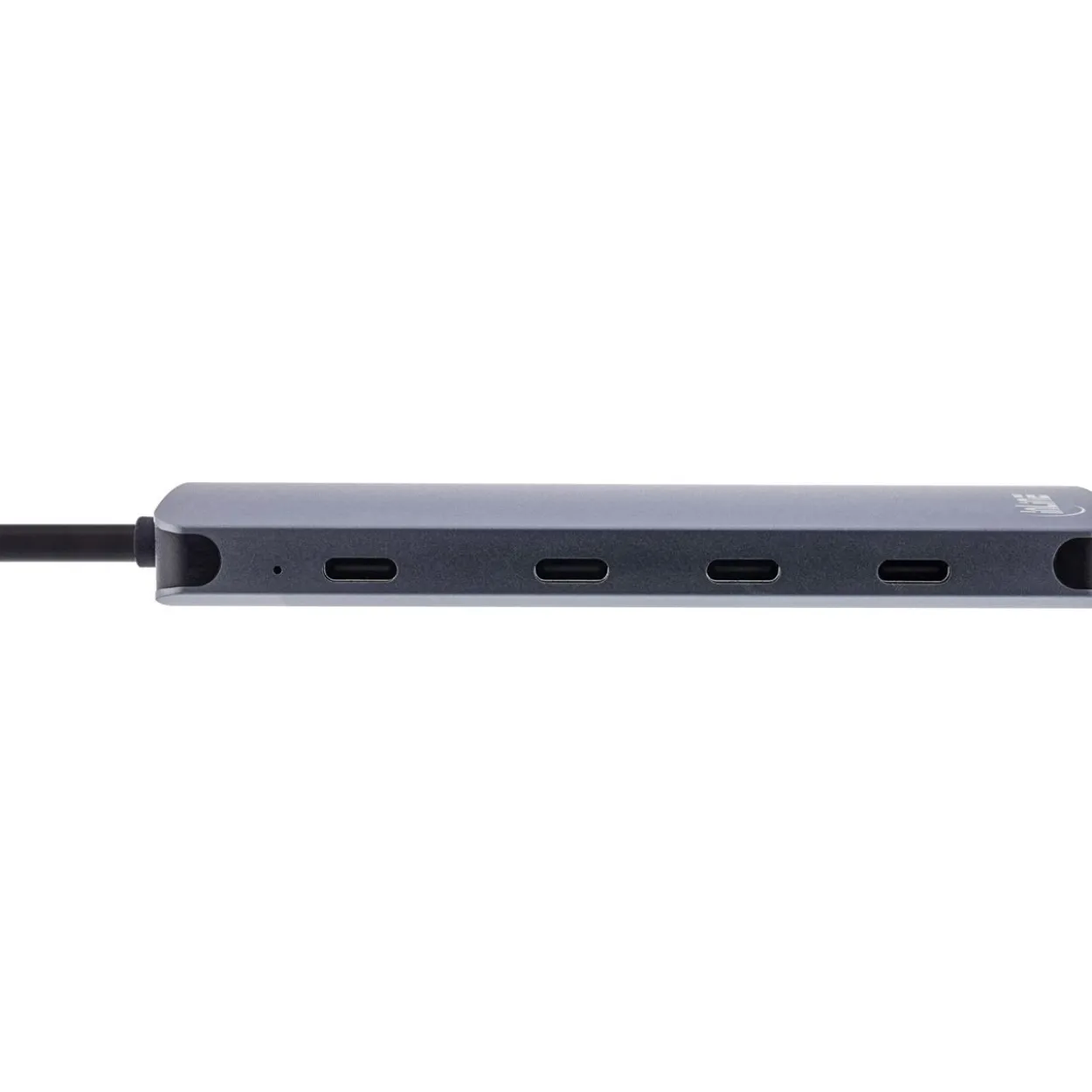 InLine USB 3.2 Gen.2 Hub, 4x USB-C + 3x USB-A, PD 100W, Aluminium, grau
