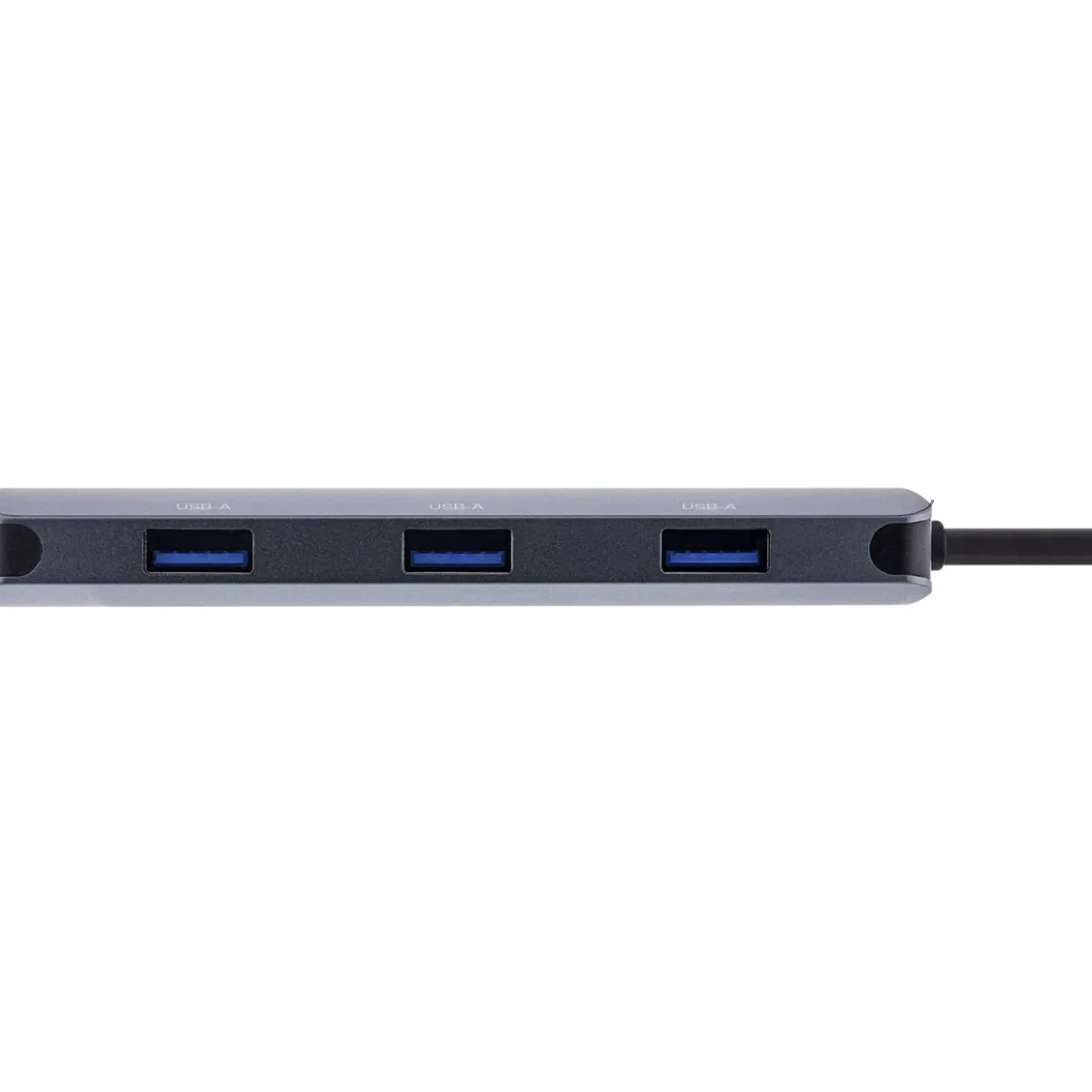 InLine USB 3.2 Gen.2 Hub, 4x USB-C + 3x USB-A, PD 100W, Aluminium, grau