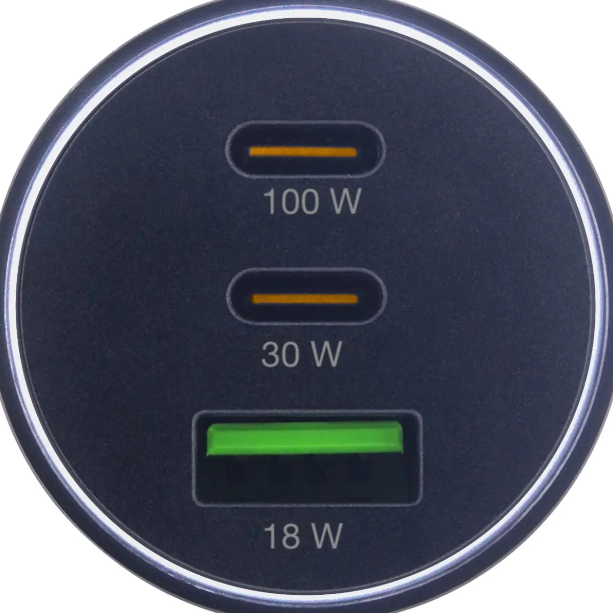 InLine USB KFZ Stromadapter Power Delivery, 2x USB-C + QC 3.0 USB-A, schwarz