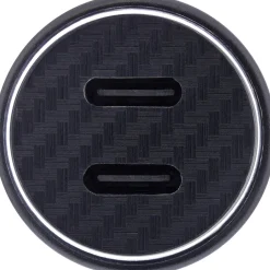 InLine USB KFZ Stromadapter Power Delivery, 2x USB Typ-C, schwarz
