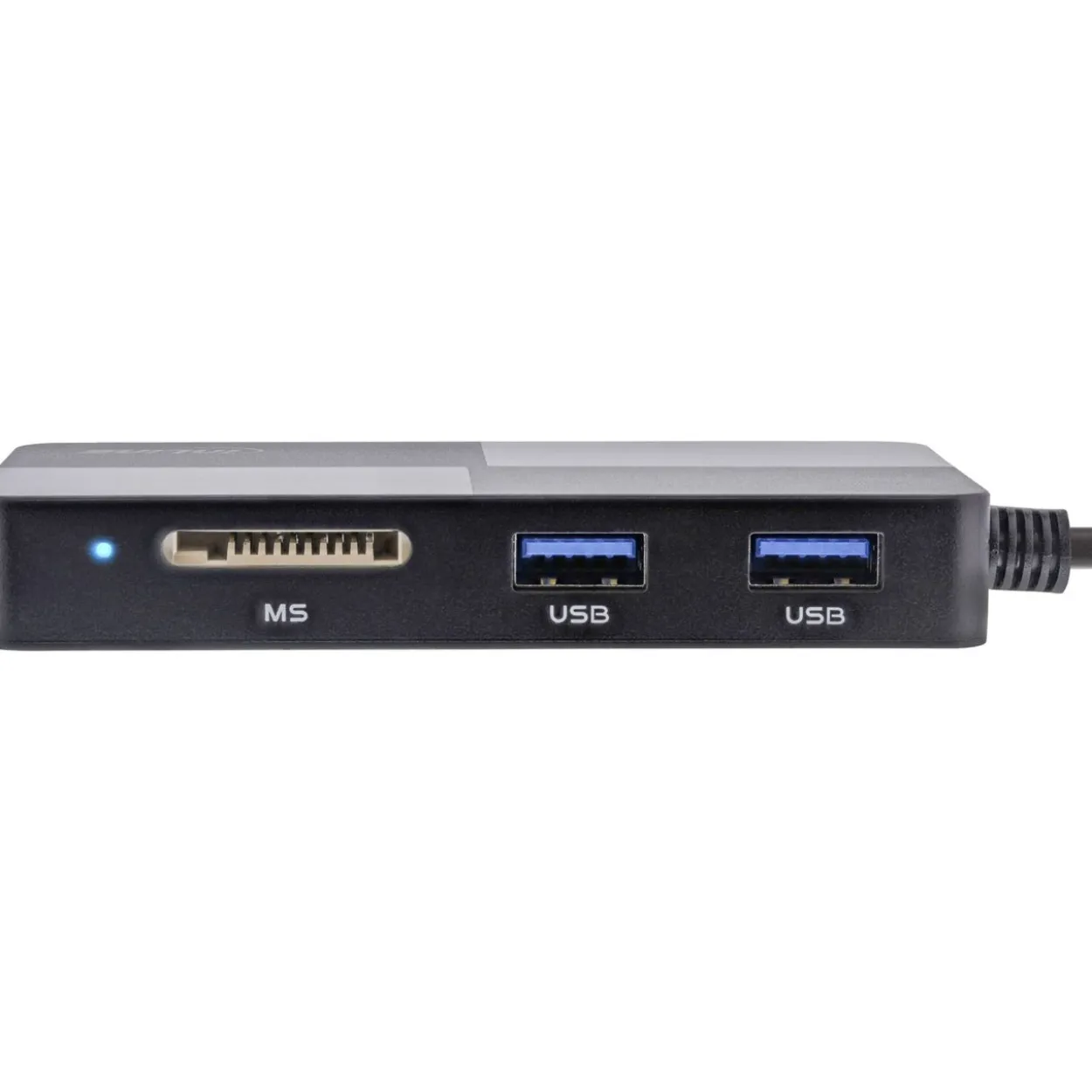 InLine USB 3.2 Multi Cardreader Hub, SD/TF/MS/XD/CF, 3-Port USB-A, Dual