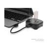 InLine USB 3.0 Multihub, schwarz