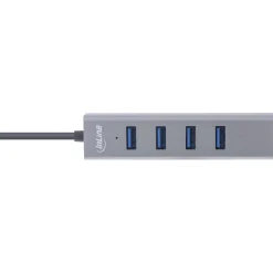 InLine USB 3.2 USB-Typ C Multi Hub (4x USB-A 5Gb/s), OTG, Metallgehäuse
