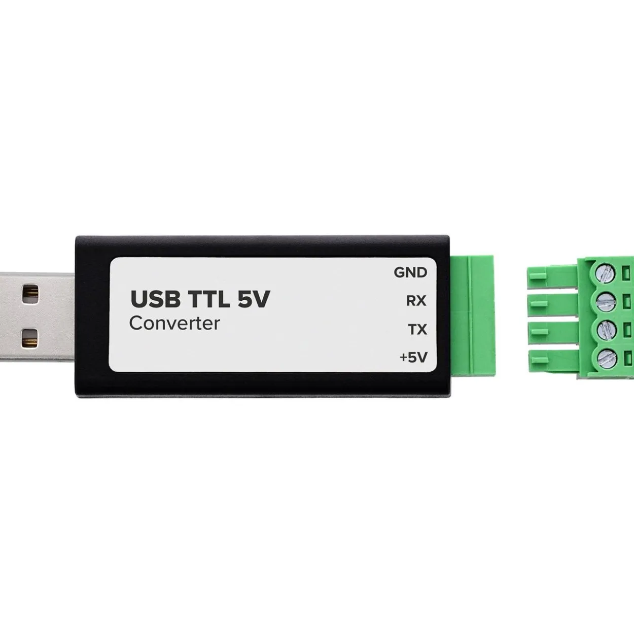 InLine USB zu TTL 5V Konverter, USB-A zu 4-pol Terminal