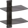 InLine Wandhalterung, für DVD, Bluray, Sat-Receiver, bis 8kg, schwarz