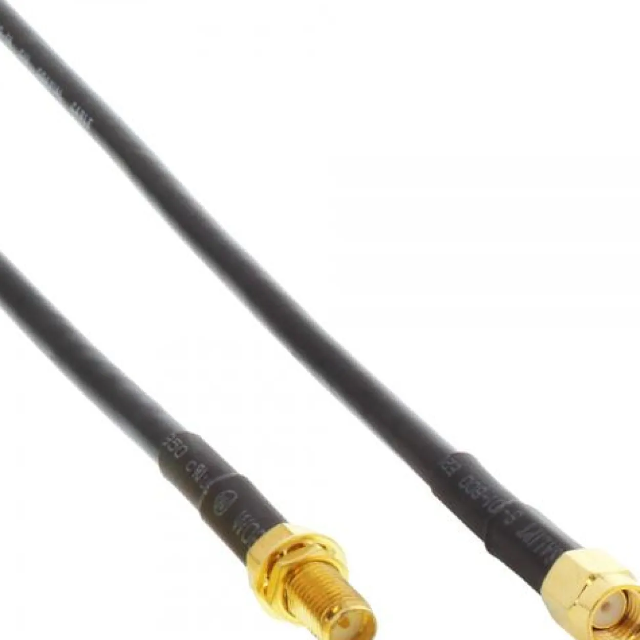 InLine WLAN Kabel, R-SMA-Stecker auf R-SMA-Kupplung, 10m
