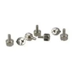 InLine 6x 12mm silber Rändelschrauben für Gehäuse (77770A)