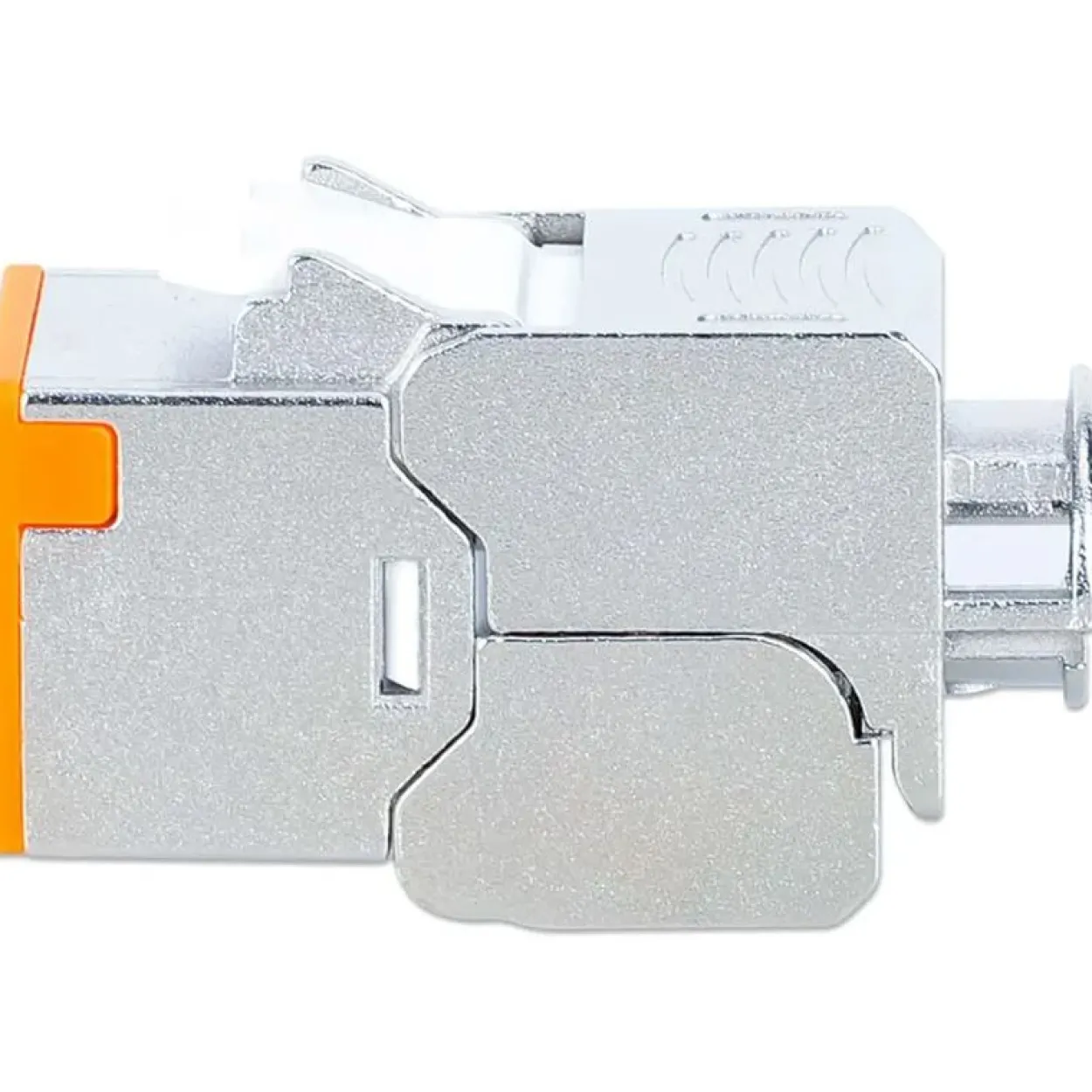 Intellinet Cat6a 10G STP Keystone-Modul orange