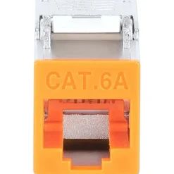 Intellinet Cat6a 10G STP Keystone-Modul orange