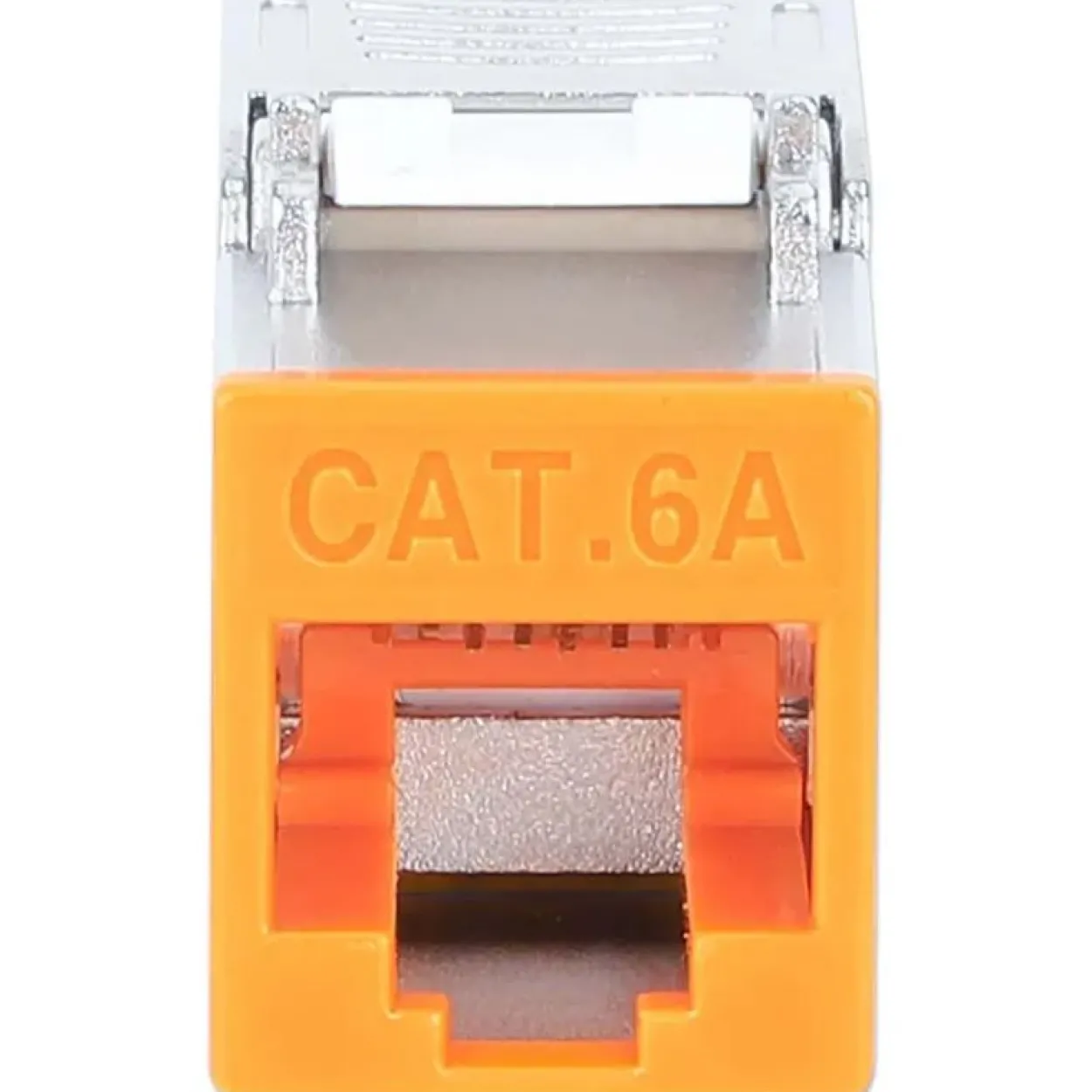 Intellinet Cat6a 10G STP Keystone-Modul orange