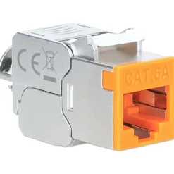 Intellinet Cat6a 10G STP Keystone-Modul orange
