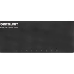 Intellinet Desktop 8-Port Fast Ethernet Switch schwarz