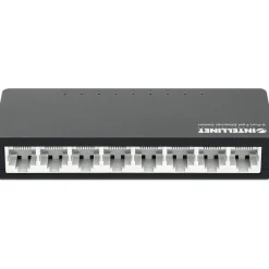 Intellinet Desktop 8-Port Fast Ethernet Switch schwarz