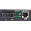 Intellinet Gigabit PoE + Medienkonverter SC Singlemode 20km