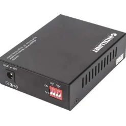 Intellinet Gigabit PoE + Medienkonverter SC Singlemode 20km
