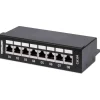 Intellinet 8-Port Cat6a Patchpanel FTP Desktop schwarz