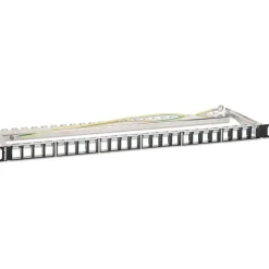 Intellinet 24-Port Patchpanel geschirmt und unbestückt 0,5HE