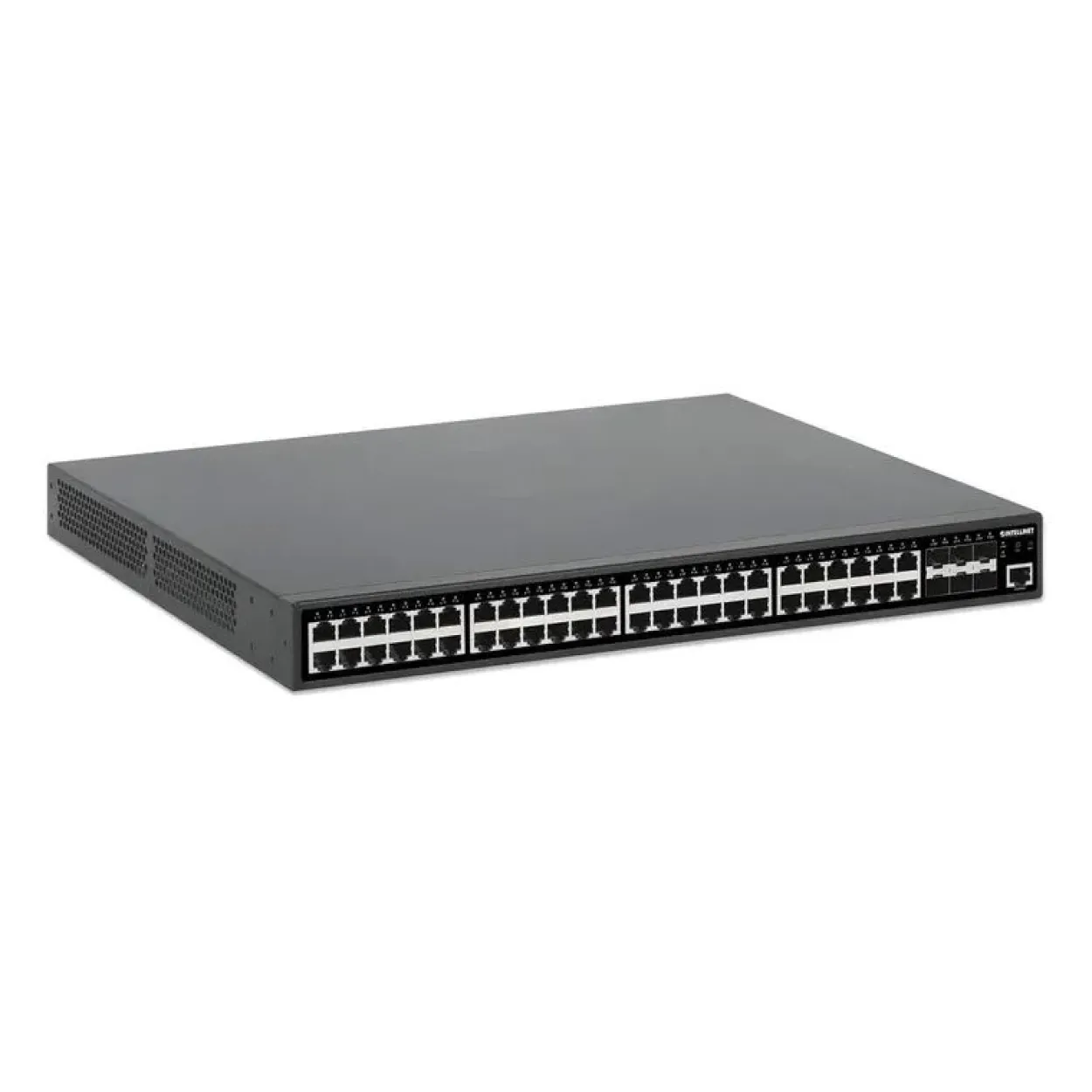 Intellinet 54-P PoE+ Managed Switch 6x10GbE 450W
