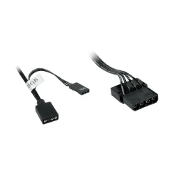 Inter-Tech Argus RS-08 3er-Pack 120x120x25mm 1200 U/min 30 dB(A) schwarz/weiß