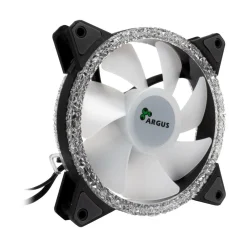 Inter-Tech Argus RS-071 RGB 120x120x25mm 1200 U/min 22 dB(A) schwarz