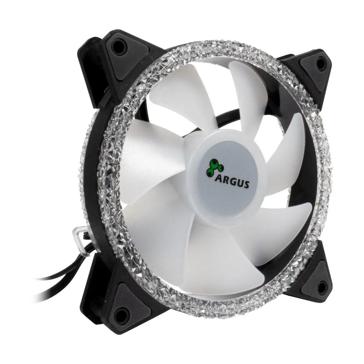 Inter-Tech Argus RS-071 RGB 120x120x25mm 1200 U/min 22 dB(A) schwarz