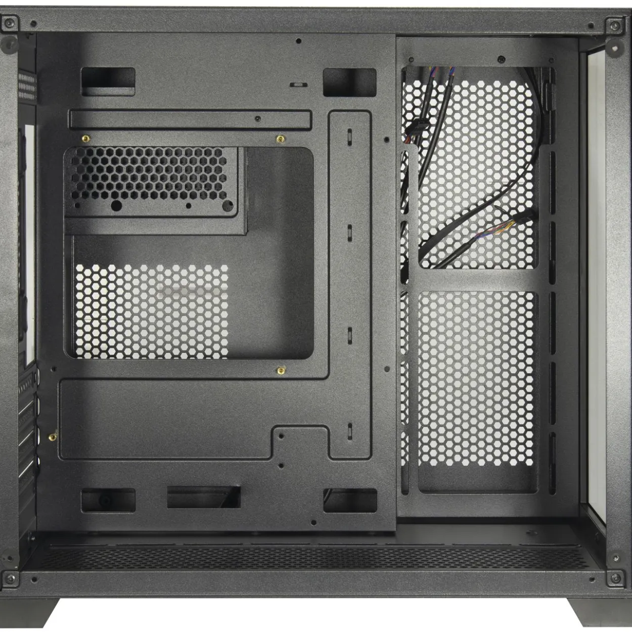 Inter-Tech C-501 Aspect Mini Tower ohne Netzteil schwarz
