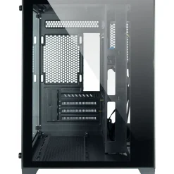 Inter-Tech C-501 Aspect Mini Tower ohne Netzteil schwarz