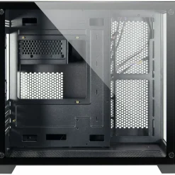 Inter-Tech C-501 Aspect Mini Tower ohne Netzteil schwarz