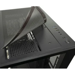 Inter-Tech C-501 Aspect Mini Tower ohne Netzteil schwarz