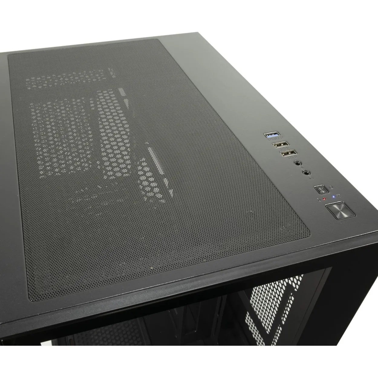 Inter-Tech C-501 Aspect Mini Tower ohne Netzteil schwarz