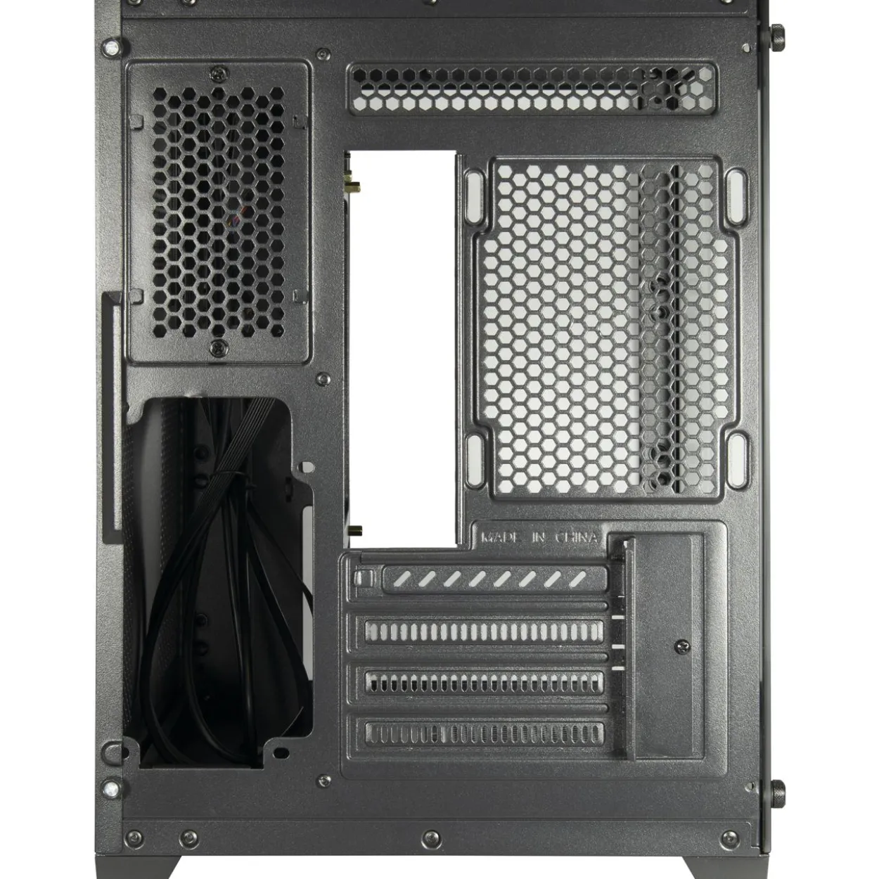 Inter-Tech C-501 Aspect Mini Tower ohne Netzteil schwarz