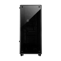 Inter-Tech C-303 mit Sichtfenster Midi Tower ohne Netzteil schwarz
