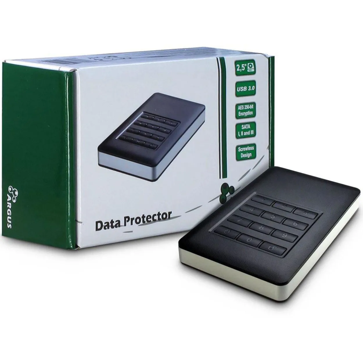 Inter-Tech GD-25LK01 2.5" (6,35cm) USB 3.0 schwarz