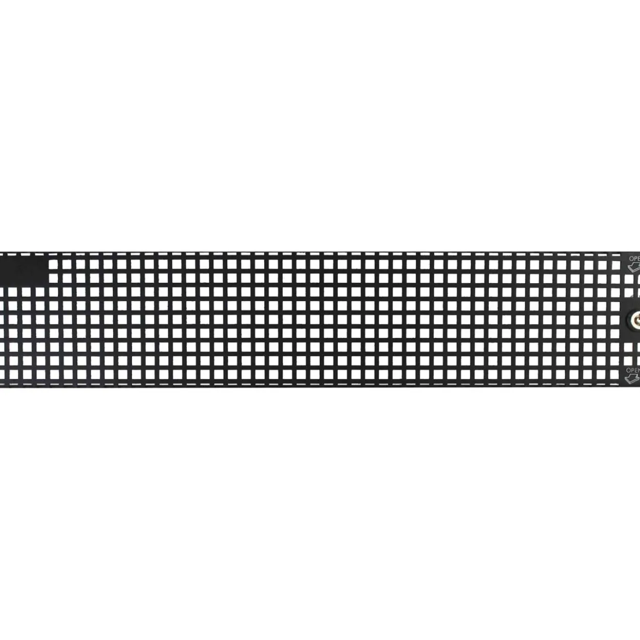 Inter-Tech IPC Frontgitter 2U schwarz abschließbar