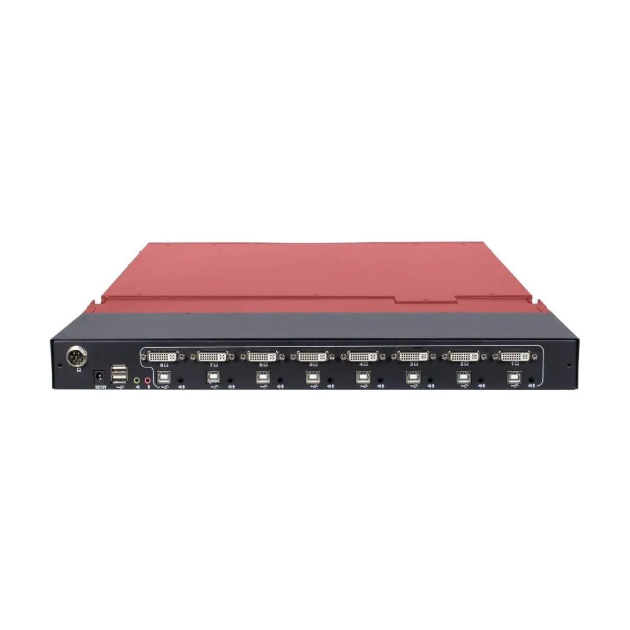 Inter-Tech IPC 19" LED KVM AS-9100 DLS, DVI