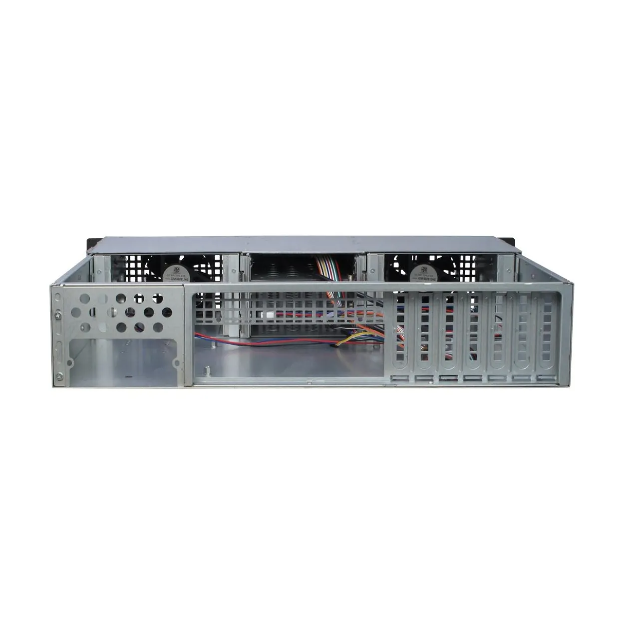 Inter-Tech IPC 2U-20240 Server Rack ohne Netzteil schwarz/silber