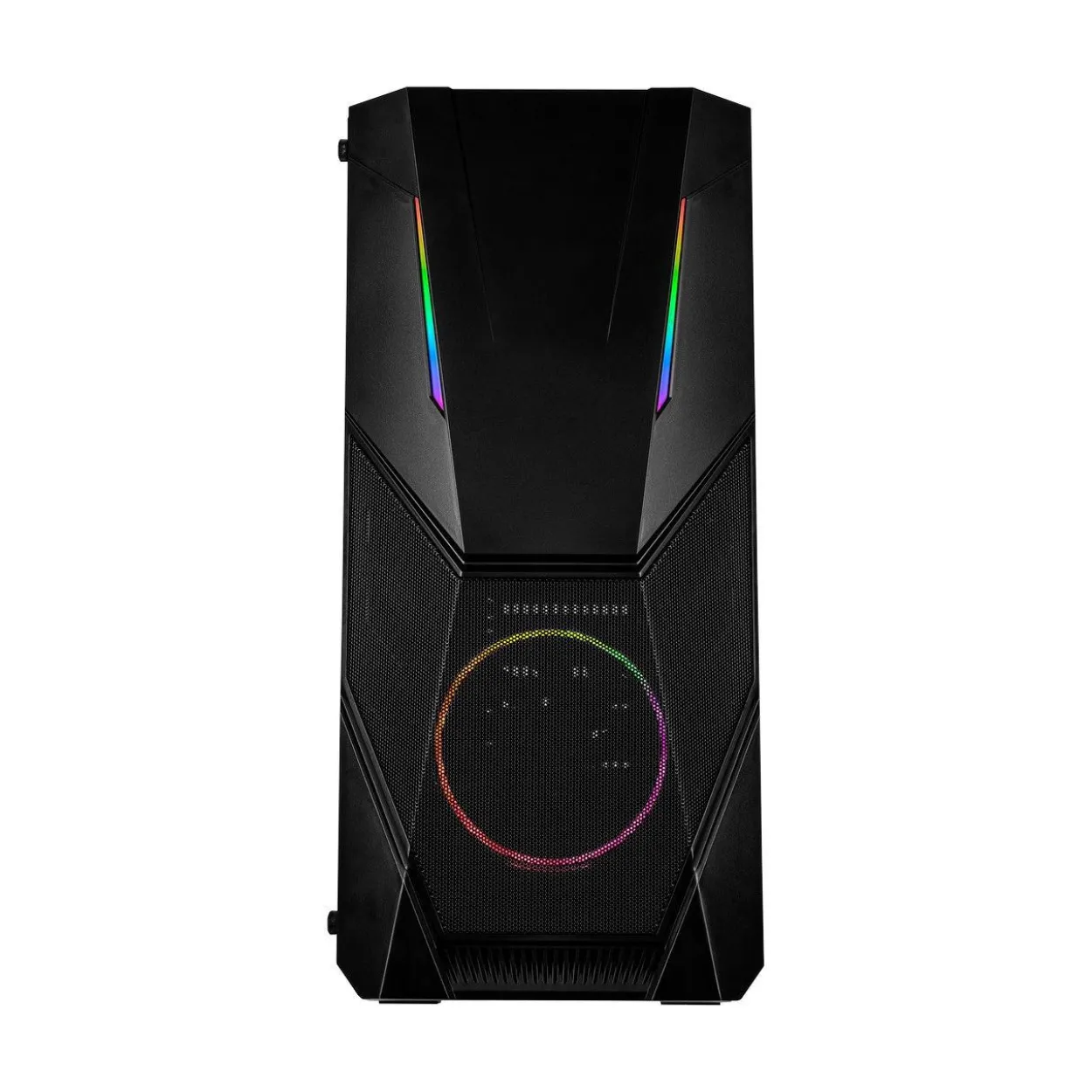 Inter-Tech IT-3303 Hornet mit Sichtfenster Midi Tower ohne Netzteil schwarz